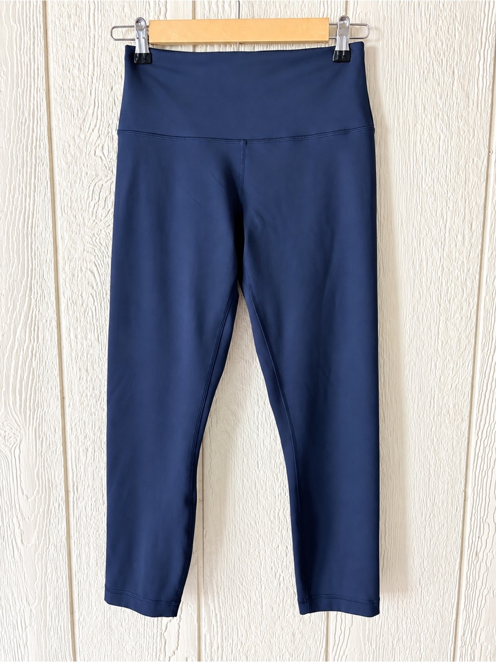 Lululemon Wunder Train High Rise Crop True Navy Size 8